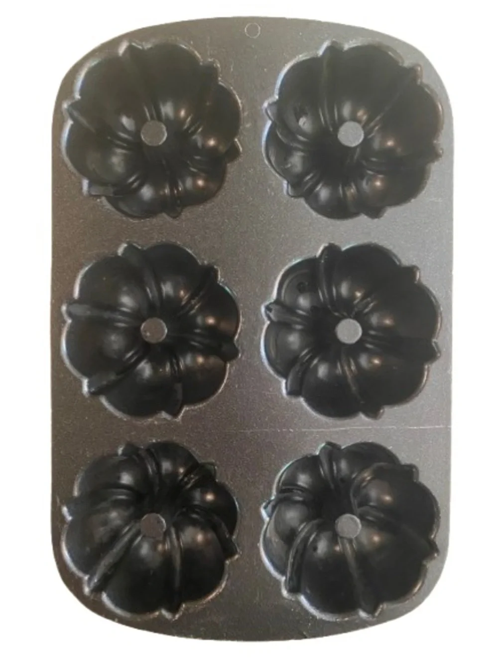 Nordic Ware Bundlette Mini Cake Pan Graphite Cast Aluminum Non-Stick Made in USA